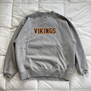 Grey Nike Minnesota Vikings Crewneck Size XL